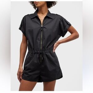 EUC no flaws Pistola Black Short Sleeve Romper